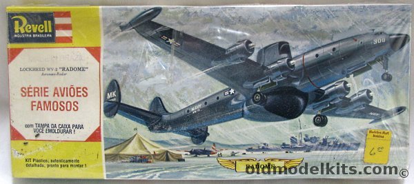 Revell 1/128 Lockheed WV-2 Radome Early Warning Aircraft - Brazil Issue, H174 plastic model kit